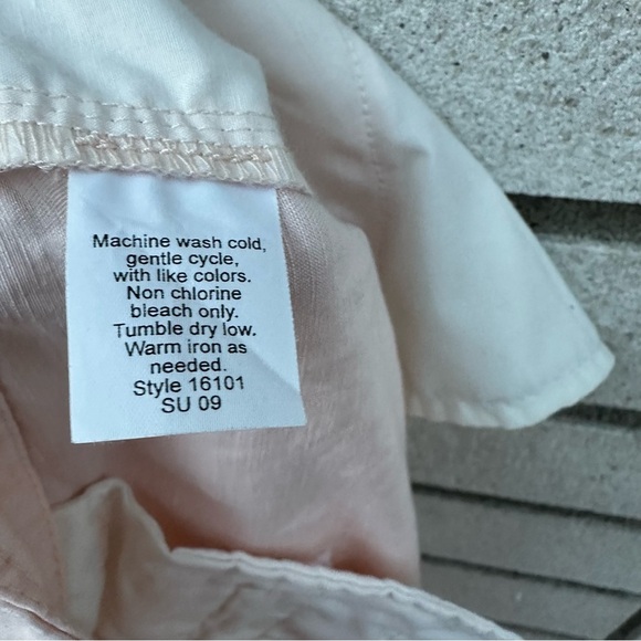 J. Crew Linen Blend Belted Shorts City Fit Pockets Blush Ballet Pastel Pink - Picture 10 of 10